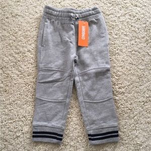 New Gymboree pants jogger drawstring varsity stripe sweatpants pull 18-24 months